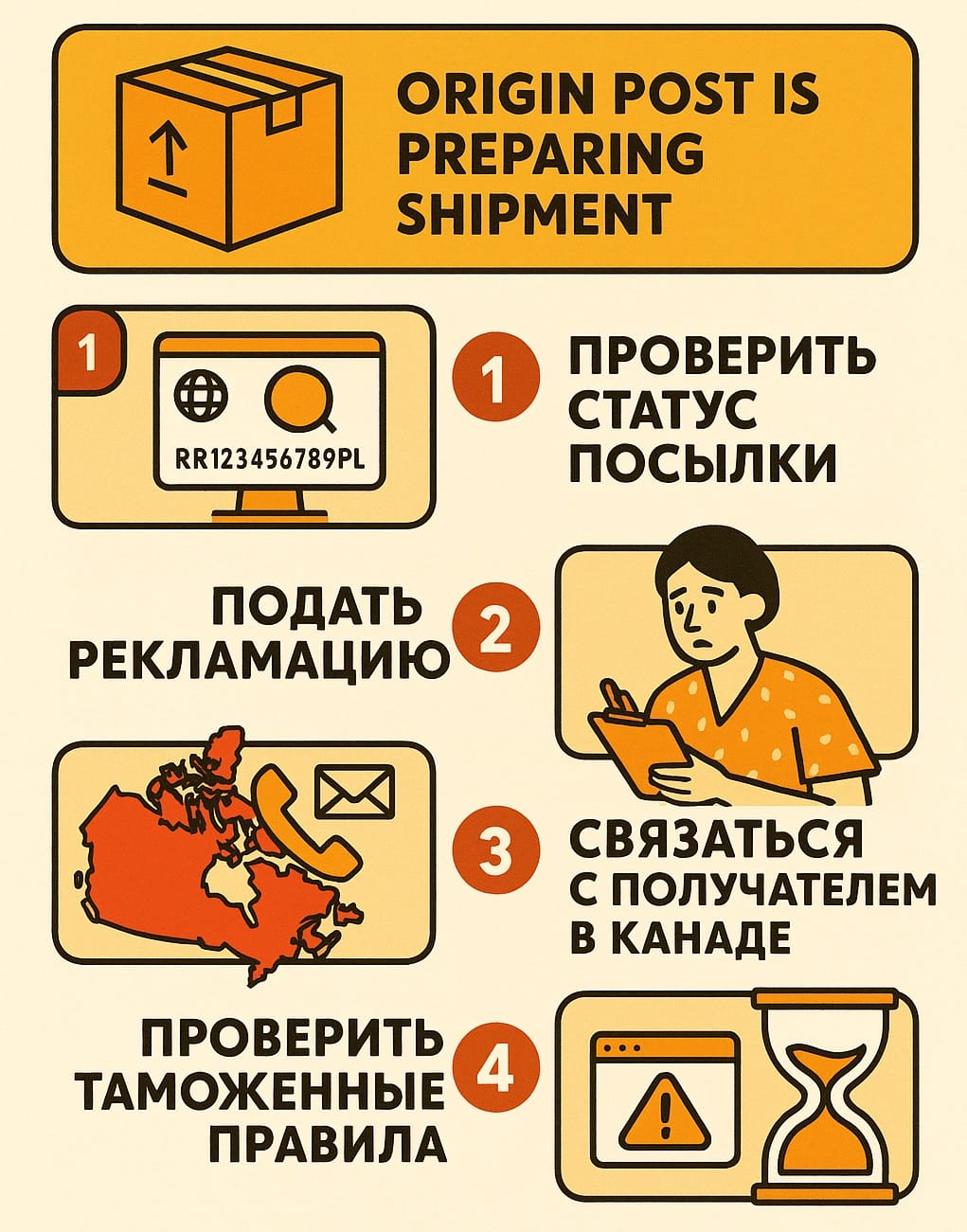 Проблемы с доставкой из Польши в Канаду - что делать