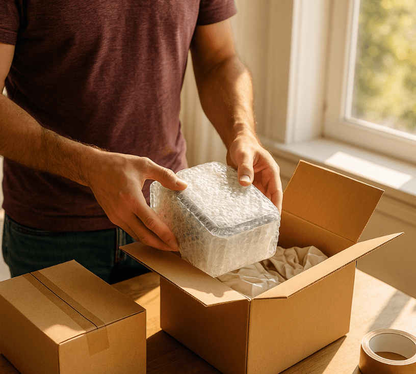 Allegro package forwarding: repacking